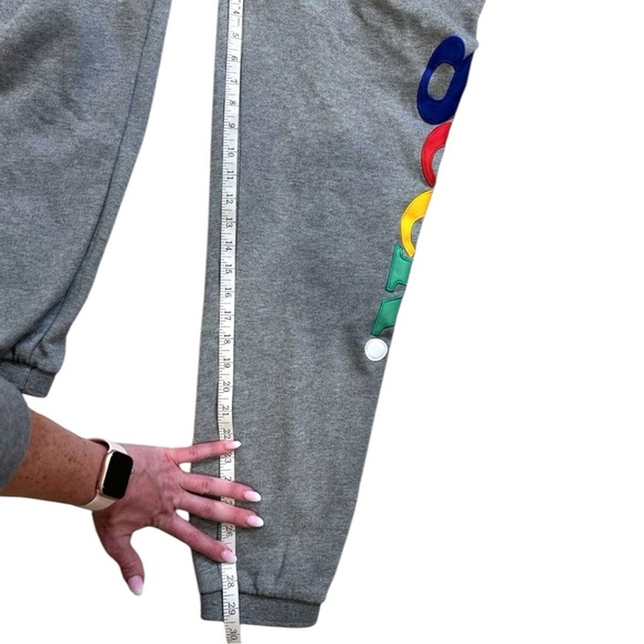 Puma x Fashion Geek Mens Gray Sweatpants All Star Game Jogger Embroidered Medium - Picture 10 of 13